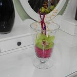Composición orquídeas en copa